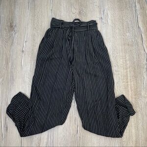 American Eagle High Waisted Pinned Strip Pants Sz XS